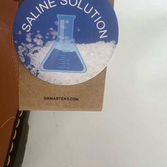 Dr. Doc Martens Men's 1460 Leather Lace Up Boots Brown Crazy Horse New NWT - Picture 8 of 9